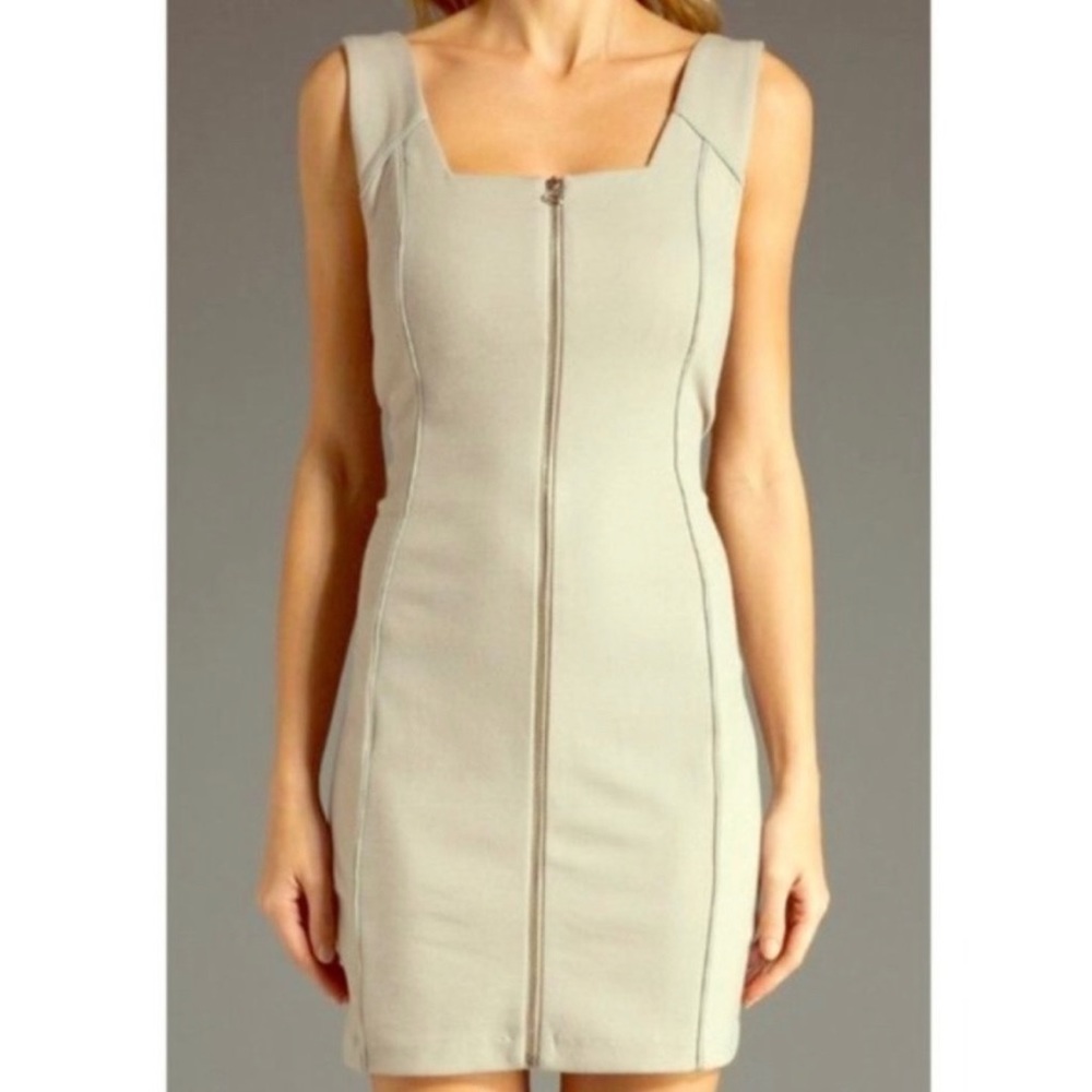 T by Alexander Wang Zip Front Dress - Size Small Gray